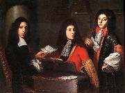 Anton Domenico Gabbiani Portrait of Musicians at the Medici Court Sweden oil painting artist